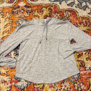 Old Navy Breathe On Active Heather Gray Hoodie